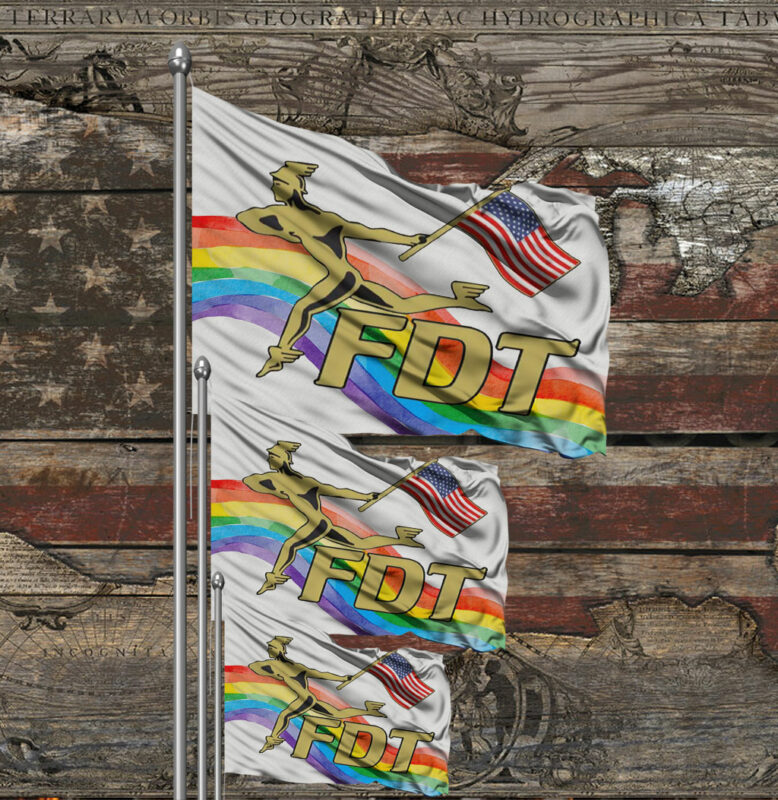 FDT Anti Trump 2025 Flag