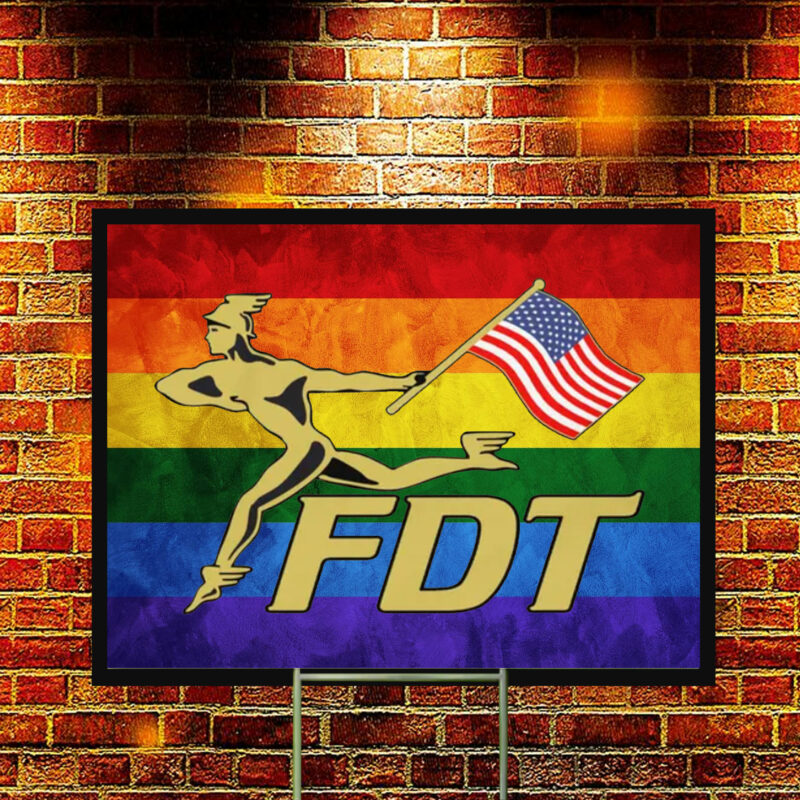 FDT Anti Trump 2025 Yard Sign