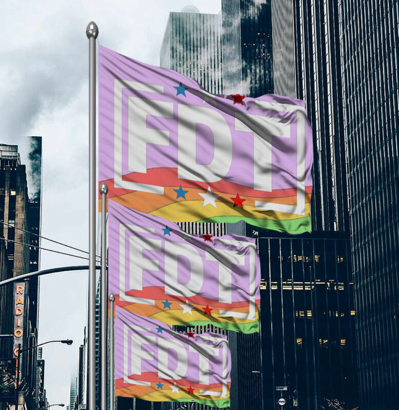 FDT Anti Trump Stop Trump Flag
