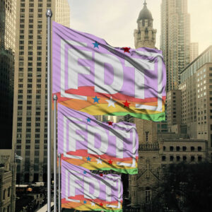FDT Anti Trump Stop Trump Flag