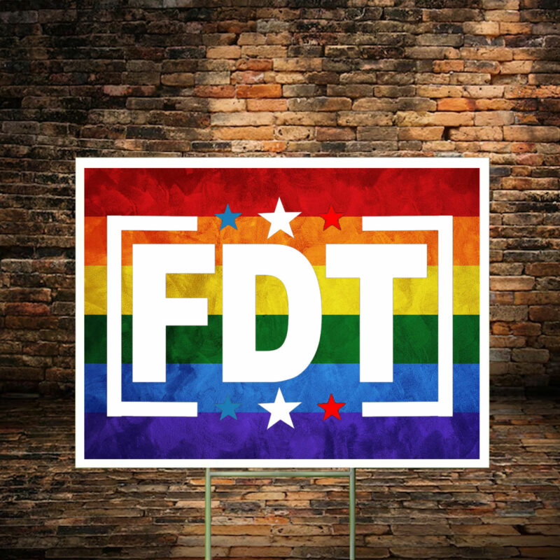 FDT Anti Trump Stop Trump Yard Sign