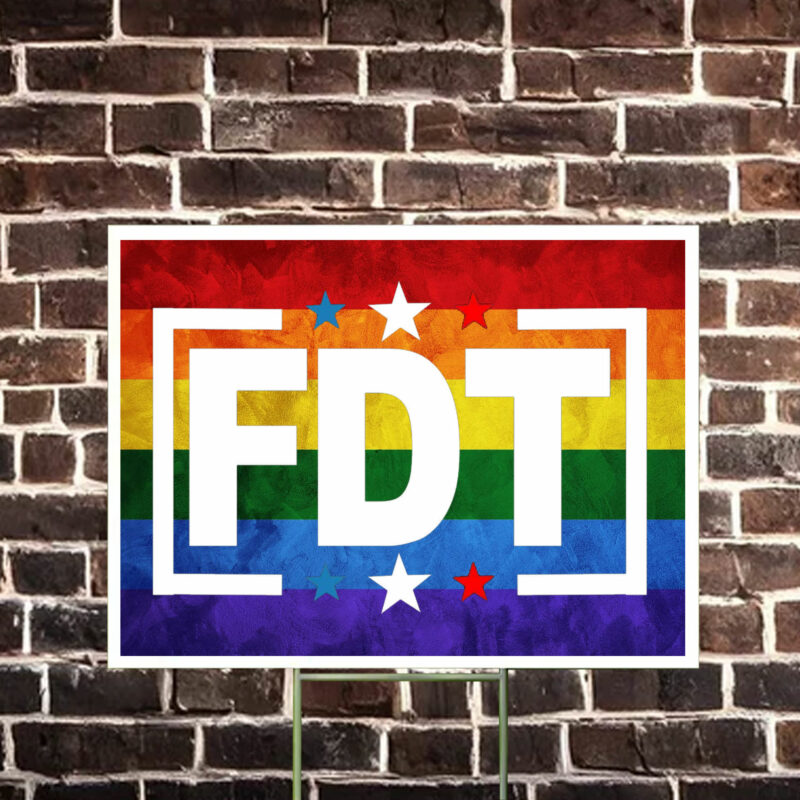 FDT Anti Trump Stop Trump Yard Sign