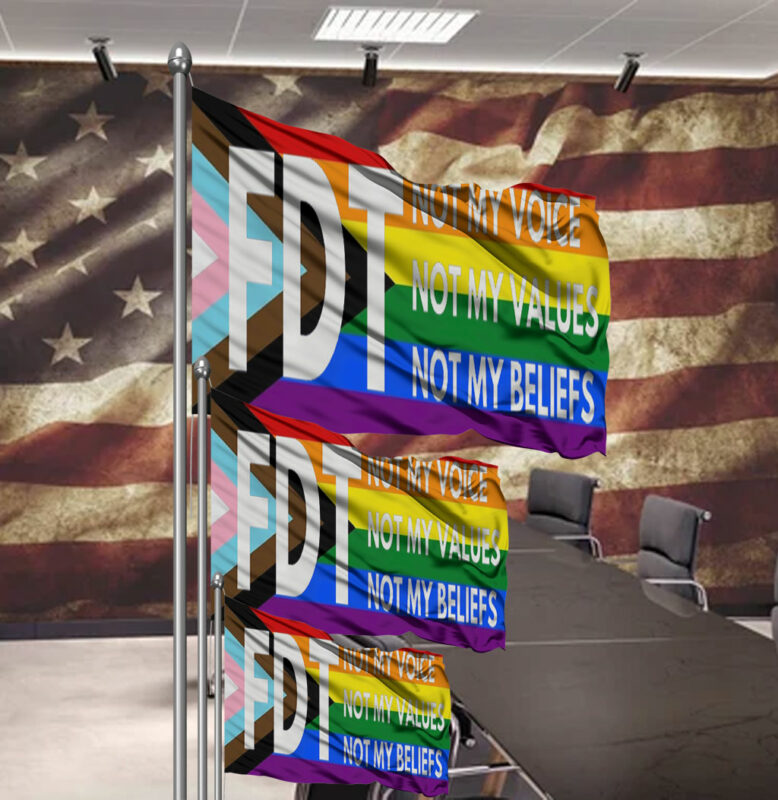 FDT Blue Wave Women Rights Flag