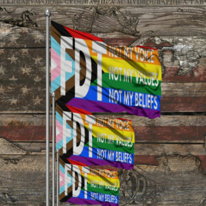 FDT Blue Wave Women Rights Flag