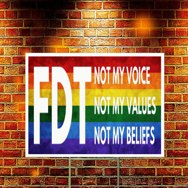 FDT Blue Wave Women Rights Yard Sign