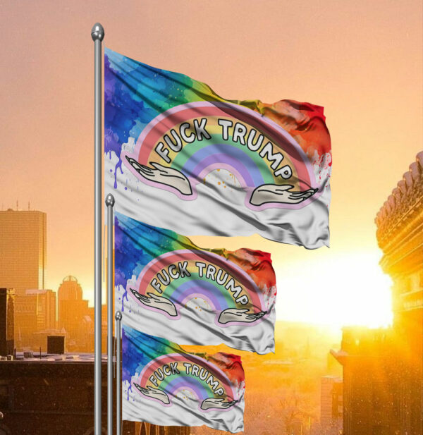 Fuck Trump Rainbow 2025 Flag