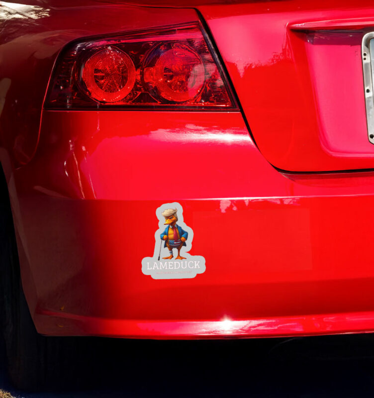 LAME DUCK Make America Break Again Sticker