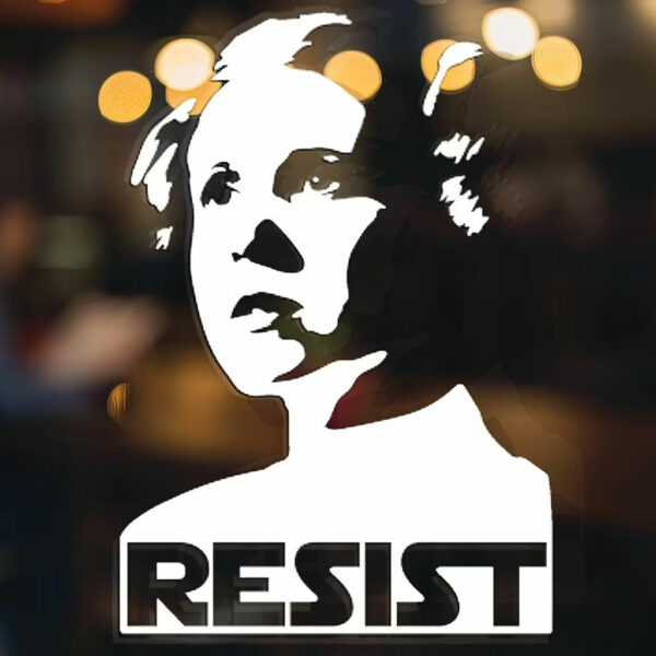 Leia Resist Trump Stickers