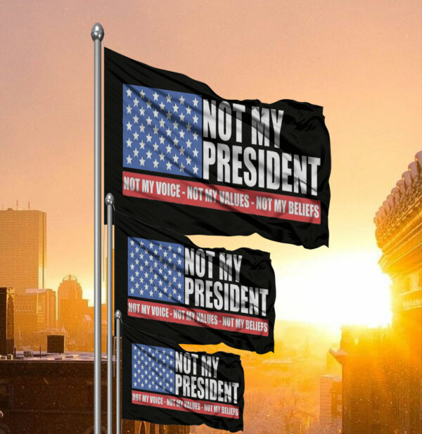 Not my President - Anti Trump Flag