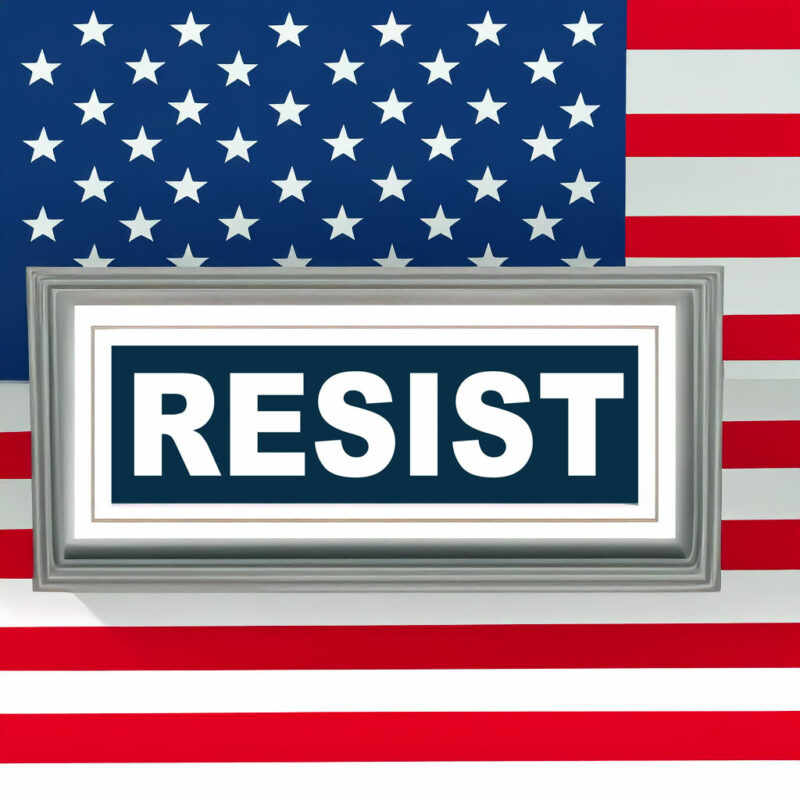 RESIST 205 Bumper Sticker
