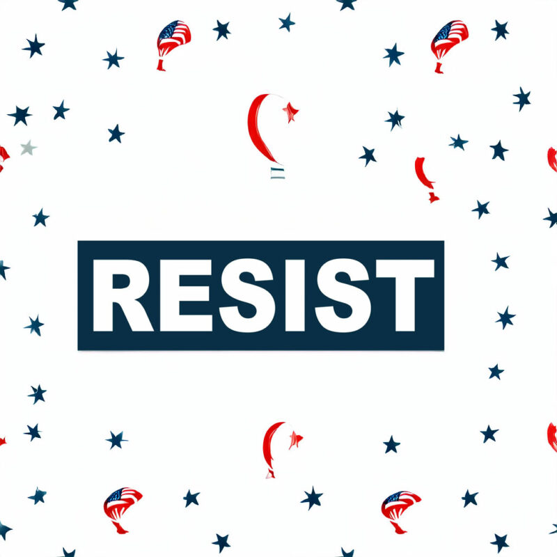 RESIST 205 Bumper Sticker