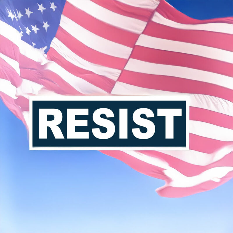 RESIST 205 Bumper Sticker