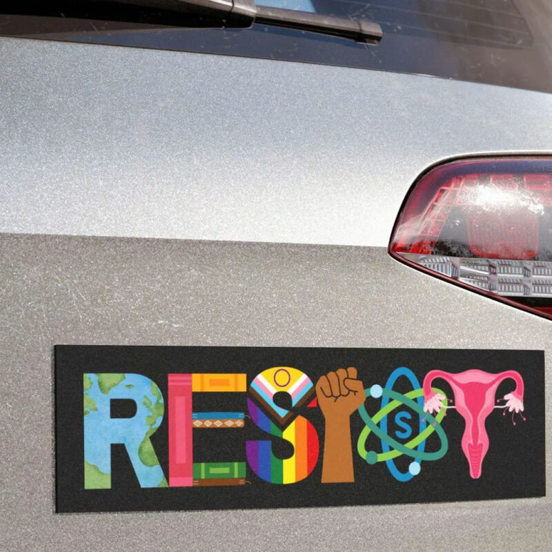 Resist Trump Car Magnet