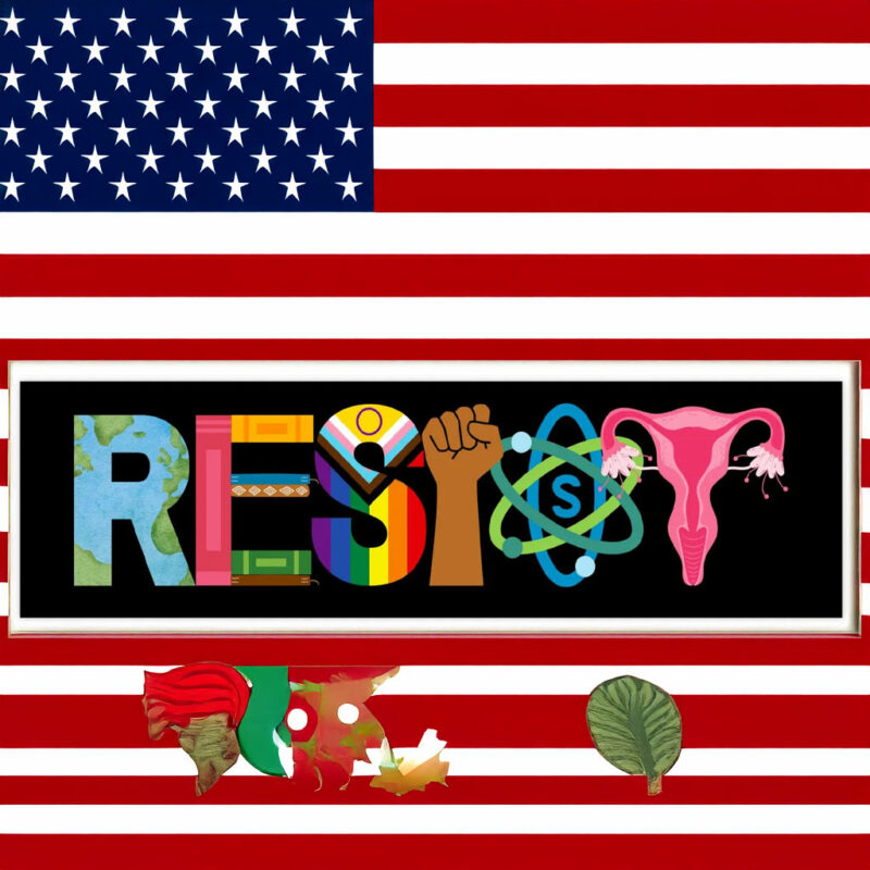Resist Trump Car Magnet