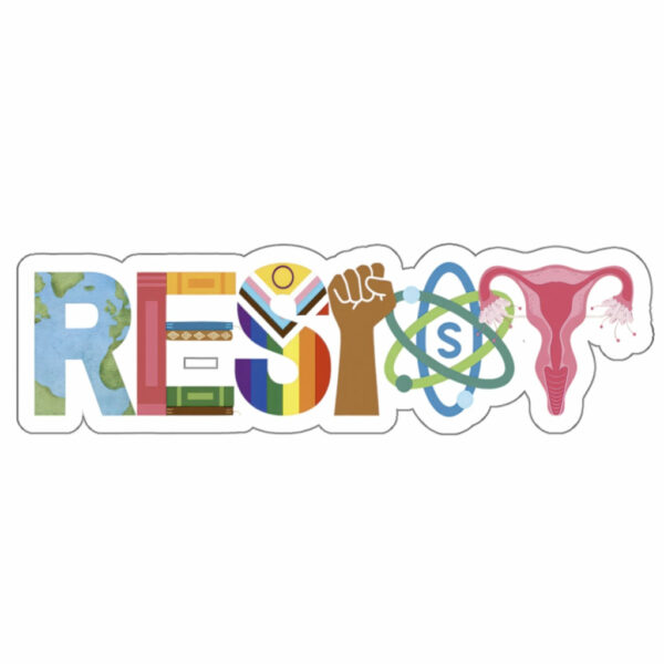 Resist Trump Kiss-Cut Stickers