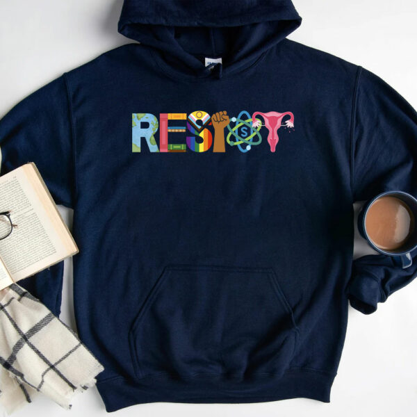 Resist Trump Shirt, Banned Books BLM Reproductive LGBT Rights Social Justice Climate Change Science Liberal Feminist Activist