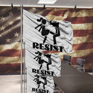 Resist anti Trump Flag