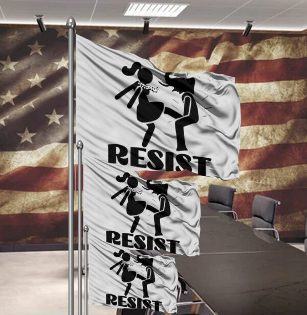 Resist anti Trump Flag