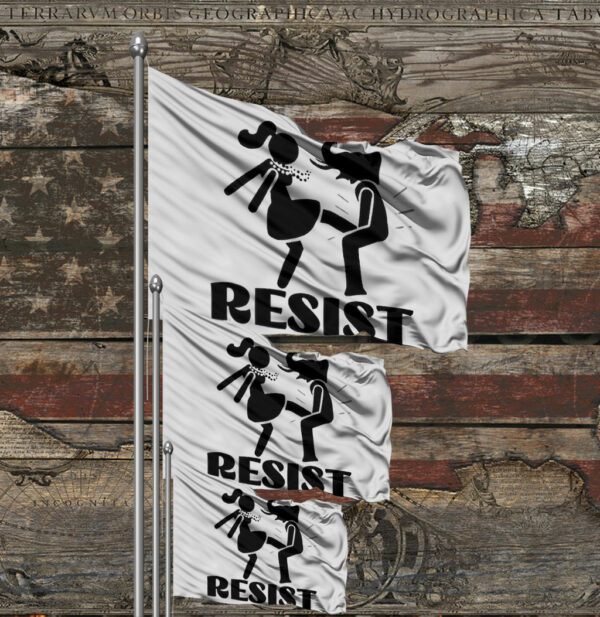 Resist anti Trump Flag