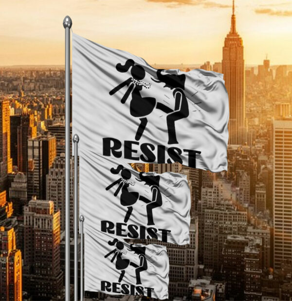 Resist anti Trump Flag