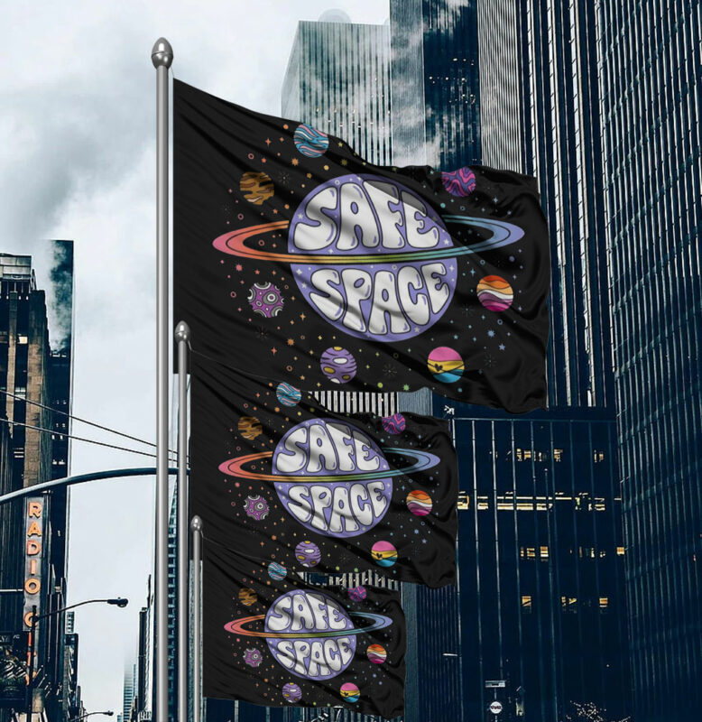 Safe Space LGBTQ Flag