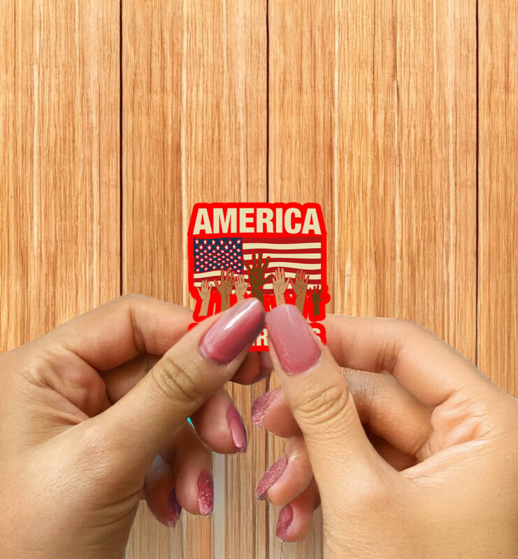 America Was Built by Immigrants Sticker ,Car Magnet Fuck Trump