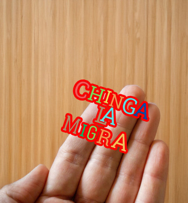 Anti-Trump 'Chinga La Migra' Sticker ,Car Magnet