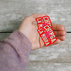 Anti Trump Coquette Bow Chinga La Migra Sticker ,Car Magnet