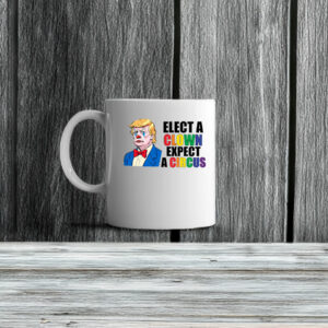 Anti Trump Elect Clown Expect A Circus Mug