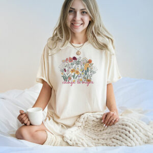 Anti Trump Floral Chinga La Migra T-Shirt