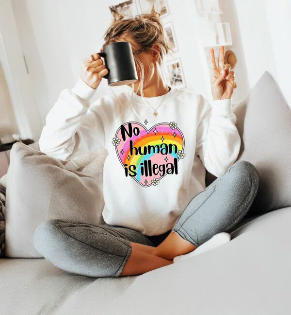 Anti Trump No Human is Illegal T-Shirt