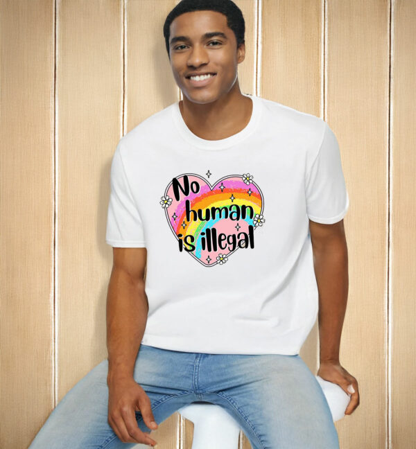 Anti Trump No Human is Illegal T-Shirt