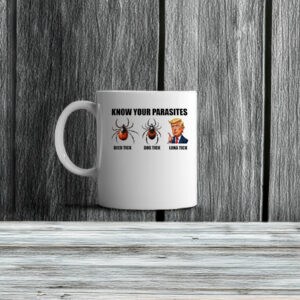 Know Your Parasites Mug Anti Trump