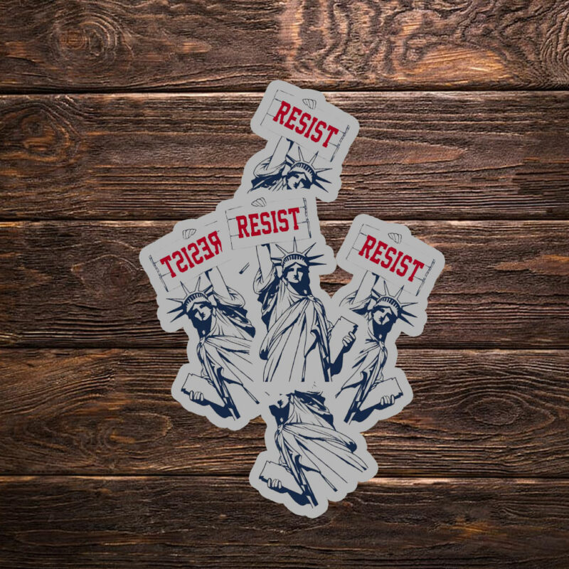 Resist Not Subtle Anti Trump Sticker ,Car Magnet