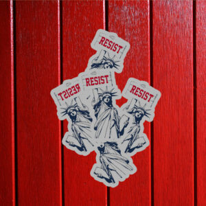 Resist Not Subtle Anti Trump Sticker ,Car Magnet