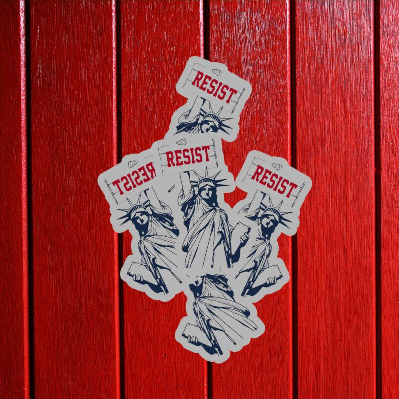 Resist Not Subtle Anti Trump Sticker ,Car Magnet