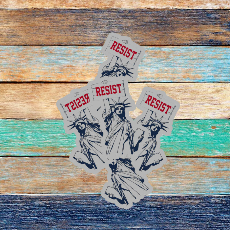 Resist Not Subtle Anti Trump Sticker ,Car Magnet